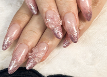 ラメグラデーションワンカラージェル